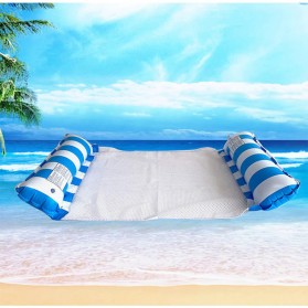 Doffy Pelampung Renang Floating Hammock Inflatable Water Bed - FDJ21 - Blue