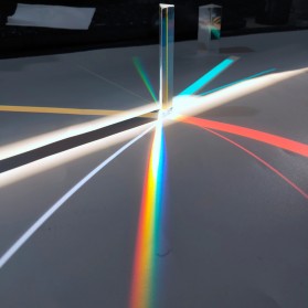 RAINOT Kaca Optik Sudut Kanan Prisma Segitiga Prism Pelangi Rainbow Spektrum Cahaya - K9OG - Silver