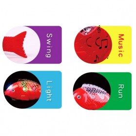 Mainan Ikan Elektrik Simulation Fish Educational Toys 1 PCS - T1022 - Multi-Color - 3