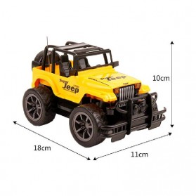 YOQIDOLL Mainan Remote Control Off Road Buggy RC 1:24 2.4GHz Model Jeep - 6836 - Red - 6
