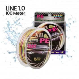 Zero Senar Benang Tali Pancing Super PE 8 Braid Line 1.0 100 Meter - X8