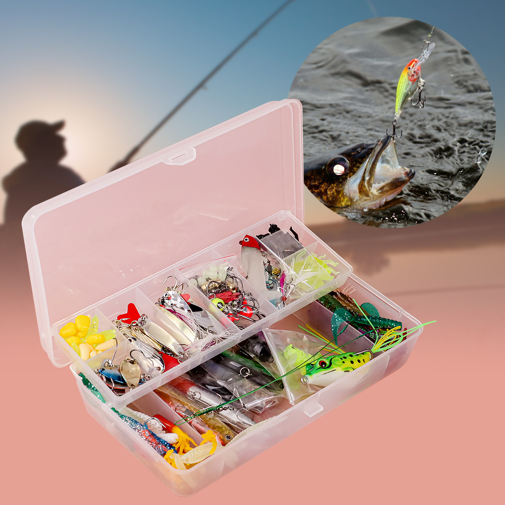 Gambar produk LIXADA Umpan Pancing Ikan Set Fishing Bait Kit 140PCS - DWS250-E