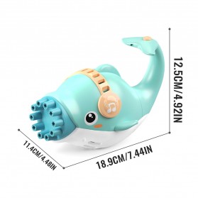 RoundCub Mainan Gelembung Sabun Automatic Bubble Water Dolphin 10 Holes - RC102 - Pink - 9