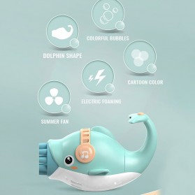 RoundCub Mainan Gelembung Sabun Automatic Bubble Water Dolphin 10 Holes - RC102 - Blue - 2