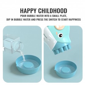 RoundCub Mainan Gelembung Sabun Automatic Bubble Water Dolphin 10 Holes - RC102 - Blue - 4