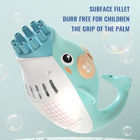 RoundCub Mainan Gelembung Sabun Automatic Bubble Water Dolphin 10 Holes - RC102 - Blue - 7