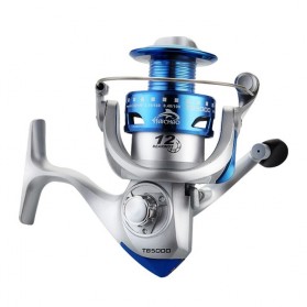 Haichou TB4000 Reel Pancing Spinning Fishing Reel 12 Ball Bearing - Silver Blue - 1