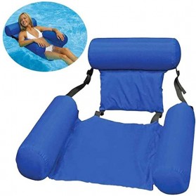 Doffy Pelampung Renang Model Kursi Hammock Water Bed - SP-005-2 - Blue