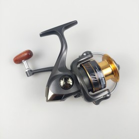 LINNHUE HM4000 Reel Pancing Spinning Fishing Reel 5.2:1 Gear Ratio 8 Kg - Golden - 1
