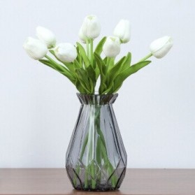 Fleur Tanaman Bunga Tulip Plastik Artificial Dekorasi 1 PCS - A014 - White - 9