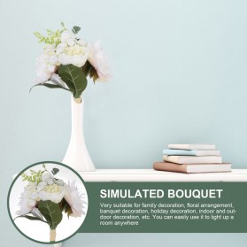 Fleur Tanaman Buket Bunga Hias Plastik Artificial Dekorasi - A020 - Green - 4