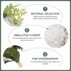 Fleur Tanaman Buket Bunga Hias Plastik Artificial Dekorasi - A020 - Green - 5
