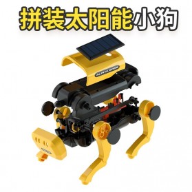 Xing Rong Toys Mainan Anak Walking Animal Puppy Solar - BG9106 - Yellow - 4