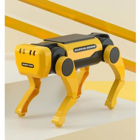 Xing Rong Toys Mainan Anak Walking Animal Puppy Solar - BG9106 - Yellow - 7
