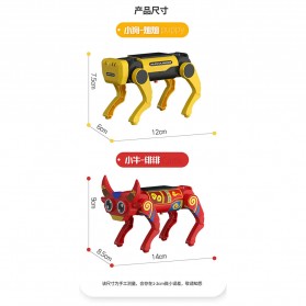 Xing Rong Toys Mainan Anak Walking Animal Puppy Solar - BG9106 - Yellow - 9