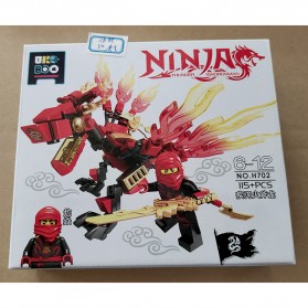 OKO BOO Building Blocks Mainan Robot Dragon Knight Red Ninja - H702 - Red - 7