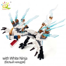 OKO BOO Building Blocks Mainan Robot Dragon Knight Red Ninja - H702 - Red - 3