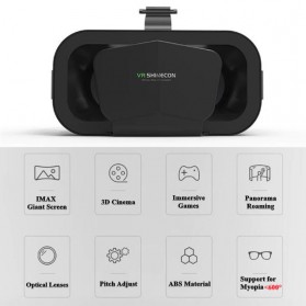 Shinecon VR Box IMAX Giant Screen Virtual Reality Glasses - G10 - Black - 5