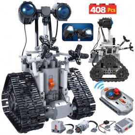 Winner Building Blocks Mainan Technical Remote Control Intelligent Robot 408PCS - 7112 - Black
