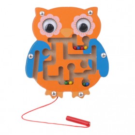 LAIMALA Mainan Anak Magnetic Maze Puzzle Children Toy - LA101 - Orange