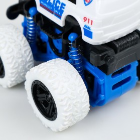 JIMITU Mainan Anak Pullback Stunt Car Children Toy - HW2705 - Blue - 3