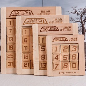 TinLinn Mainan Anak Montessori Number Puzzle Children Toy 0-8 - SZ0917 - Wooden - 2