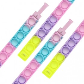 JIMITU Mainan Anak Push Pop It Bubble Sensory Children Toy Model Bracelet - N436 - Multi-Color - 1