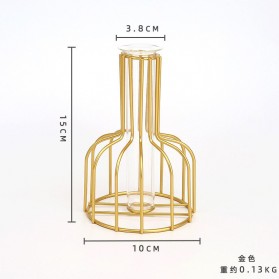 LoveBird Pajangan Vas Dekorasi Nordic Vase Decoration - VD1 - Golden