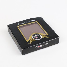 Ophone Kotak Bungkus Rokok Elegan Leather Cigarette Case 20 Slot - EG5831 - Brown - 9