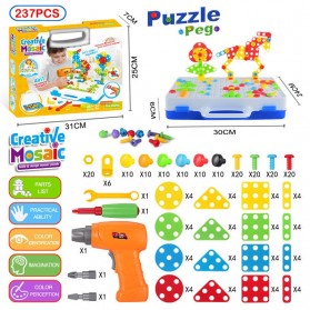 XDR Mainan Anak Creative Mosaic Children Toy - X027 - Multi-Color