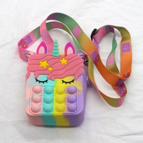 Muwanzhi Mainan Push Button Pop Silicone Bag Children Toy - ZNM50 - Multi-Color
