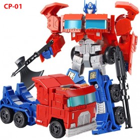 YOU HU Mainan Mobil Action Figure Transformer - CP-01/CP-02 - Red