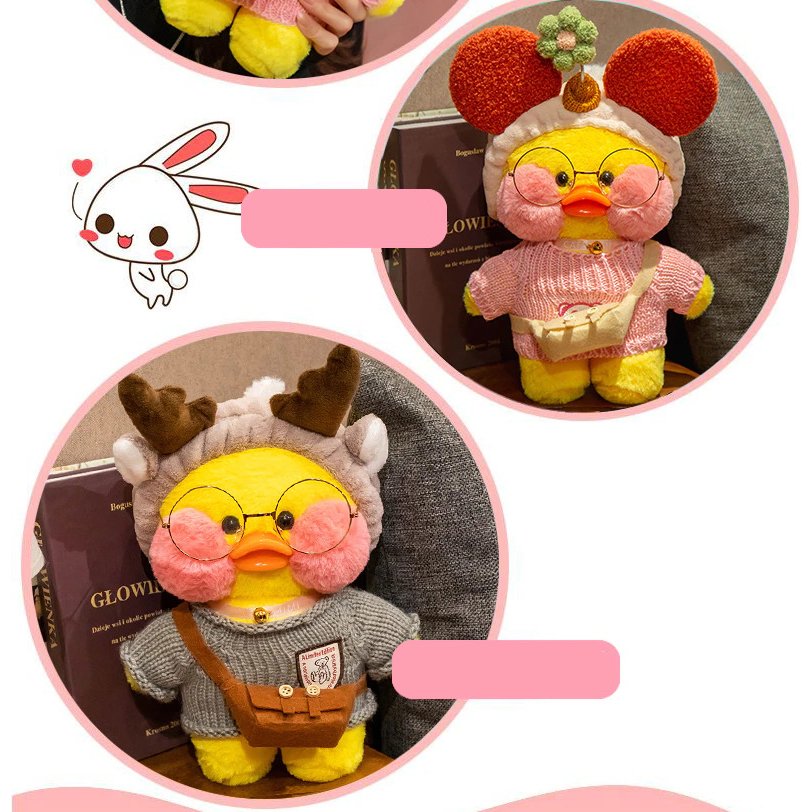 Gambar produk iMetree Boneka LaLafanfan Duck Plush Stuffed Doll Toy 30 cm - IL01