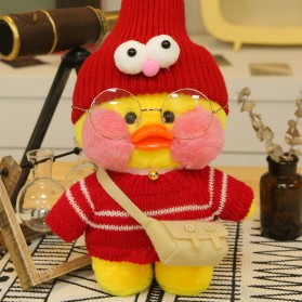 iMetree Boneka LaLafanfan Duck Plush Stuffed Doll Toy 30 cm - IL01 - Red/Yellow
