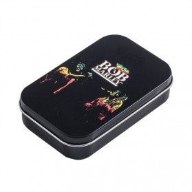 Ophone Kotak Bungkus Rokok Elegan Metal Cigarette Case Model Bob Marley - TS04 - Black