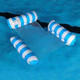 Doffy Pelampung Renang Floating Hammock Inflatable Water Bed - SP-005 - Light Blue