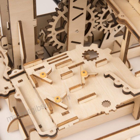 Robotime Mainan Puzzle Rakit Mechanical Gears Kayu 3D Robotime Mainan Puzzle Rakit Mechanical Gears Kayu 3D