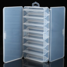 LIXADA Box Kotak Perkakas Kail Pancing Dua Sisi 14 Slot - LX01 - Transparent - 2