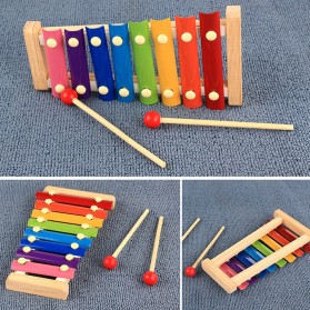 FoxMind Mainan Anak Xylophone Beat Instrument Children Toy - F697 - Multi-Color - 3