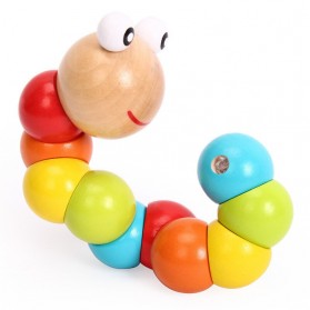 Monssjay Mainan Anak Twisting Caterpillar Puzzle Children Toy - M3441 - Multi-Color