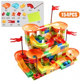 ZKZC Mainan Anak Marble Race Run Children Toy - TOY-018 - Multi-Color