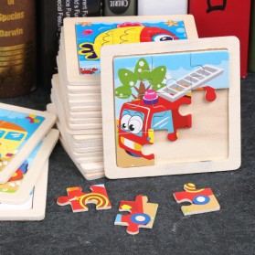 TinLinn Mainan Anak Montessori Puzzle Children Toy Model Singa - Z0564 - Orange - 2