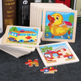 TinLinn Mainan Anak Montessori Puzzle Children Toy Model Singa - Z0564 - Orange - 3