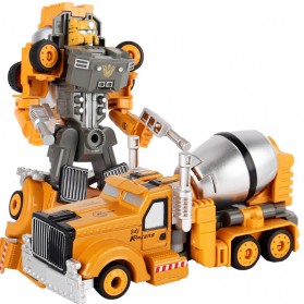 SAN YOU TOYS Mainan Mobil Action Figure Car Transformer Deformation Robot - 86703 - Yellow - 1