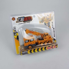 SAN YOU TOYS Mainan Mobil Action Figure Car Transformer Deformation Robot - 6078A - Yellow - 9