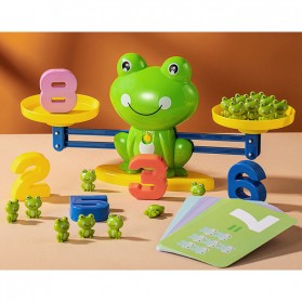 XINGE Mainan Anak Montessori Balance Scale Puzzle Children Toy - 3014 - Green