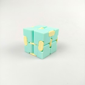 HUAHUIQI Mainan Anak Infinity Magic Cube Puzzle Children Toy - A-802 - Green