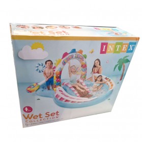 INTEX Kolam Renang Angin Wahana Bermain Air Mini Anak Inflatable Swimming Pool - 57149 - Multi-Color - 5