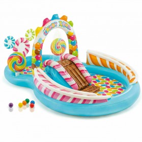 INTEX Kolam Renang Angin Wahana Bermain Air Mini Anak Inflatable Swimming Pool - 57149 - Multi-Color - 1