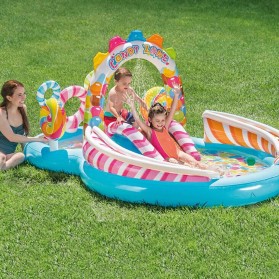 INTEX Kolam Renang Angin Wahana Bermain Air Mini Anak Inflatable Swimming Pool - 57149 - Multi-Color - 3